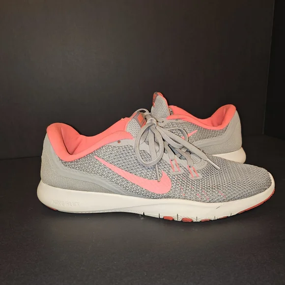 Nike Women's Athletic Shoes in Gray and Coral/Pink - Picture 1 of 7